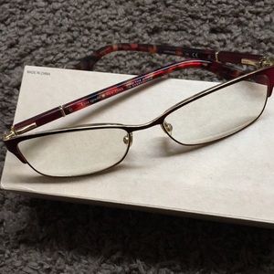 kate spade Accessories - Kate Spade Red and Gold Eyeglasses kate spade Accessories - Kate Spade Red and Gold Eyeglasses